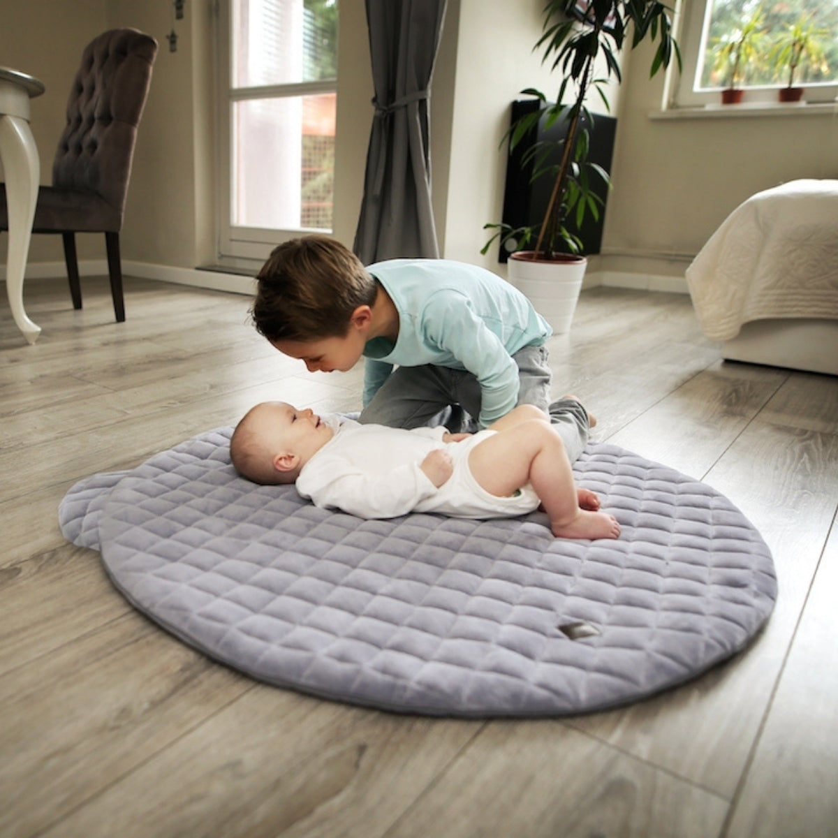 Alfombra Infantil De Juegos Royal Baby Grey_3