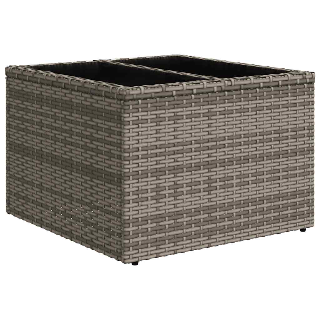 Set De Sofás De Jardín Con Cojines 9 Pzas Ratán Sintético Gris / Vetonek_4