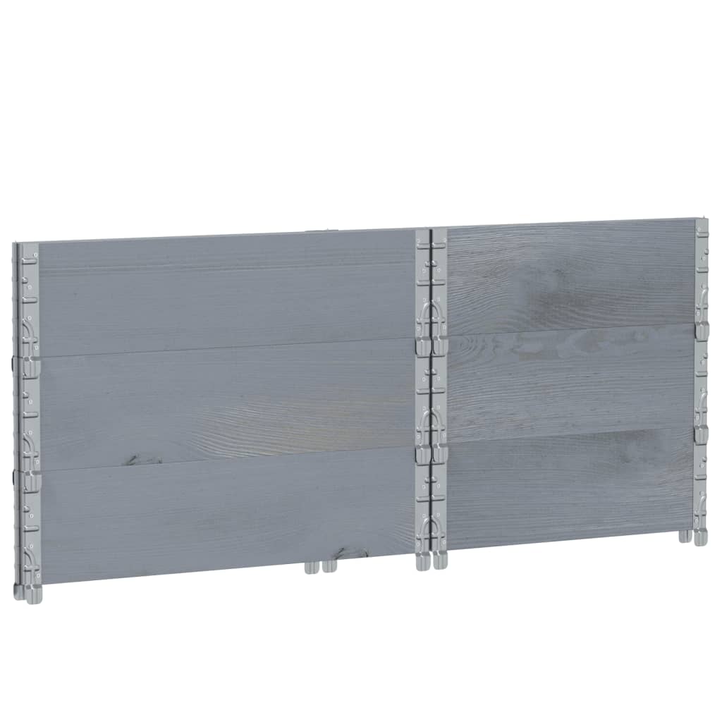 Jardinera De Madera Maciza De Pino Gris 80x60 Cm_5