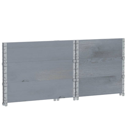 Jardinera De Madera Maciza De Pino Gris 80x60 Cm_5