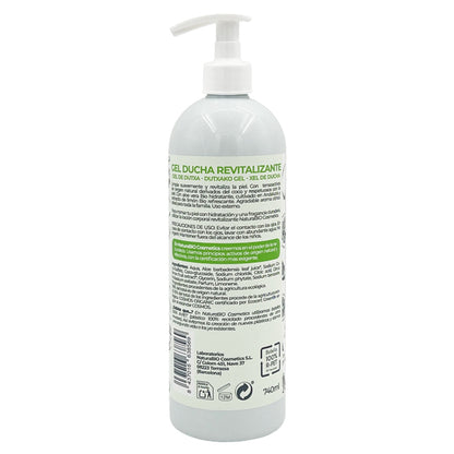 Gel de banho revitalizante biológico Naturabio Limão e Aloé 740 ml