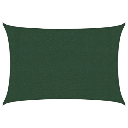 Vidaxl Toldo De Vela Verde Oscuro Hdpe 160 G/m² 3x5 M_0