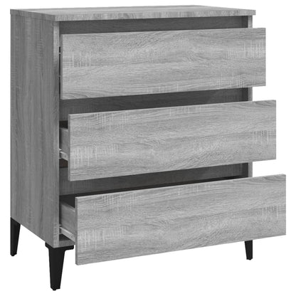 Vidaxl Aparador De Madera Contrachapada Gris Sonoma 60x35x69 Cm / Vetonek_1