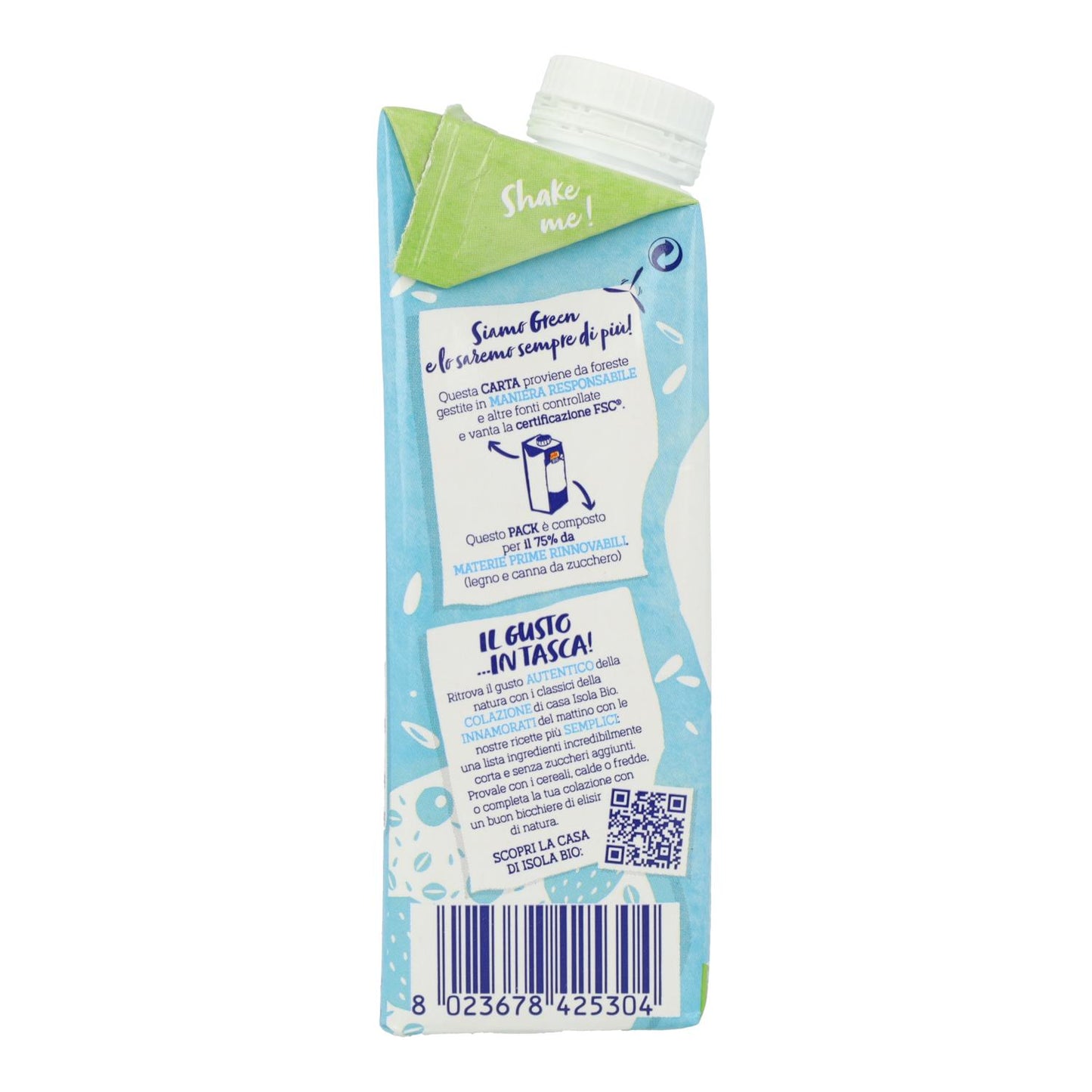 Embalagem de 24 Bebidas Bio Isola Biológica e Coco 250 ml 