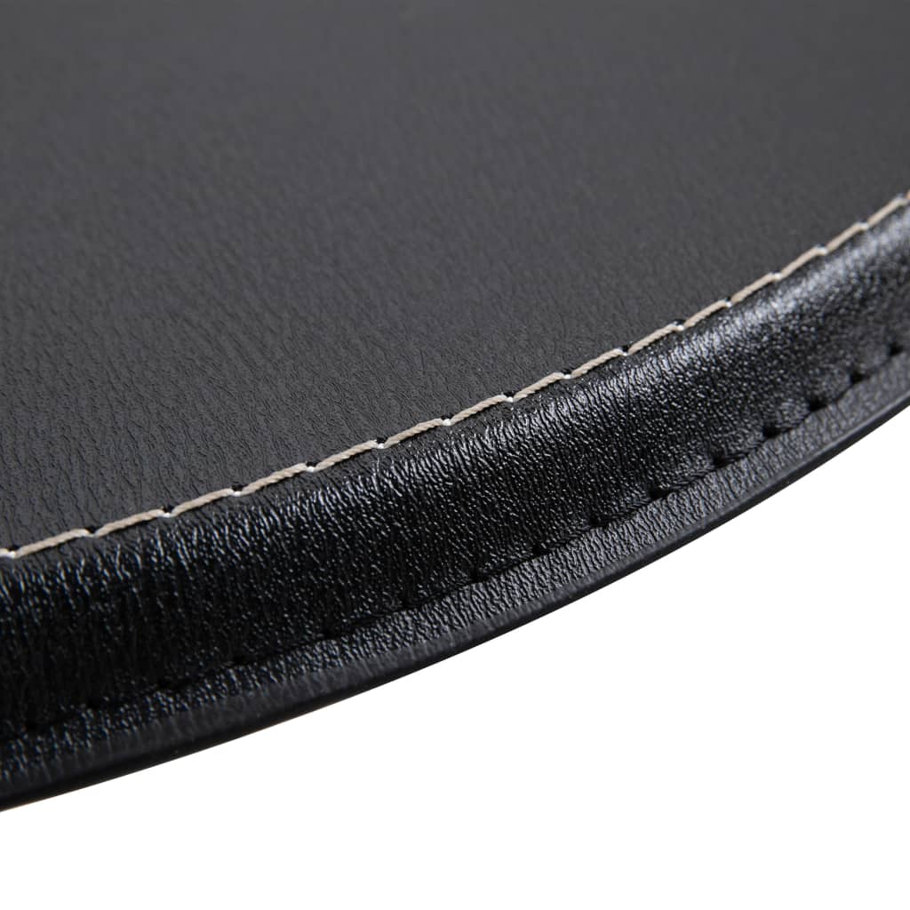 Mesa Alta De Cocina Mdf Negro Ø60 Cm_2