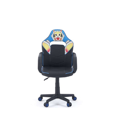 Sillon Giratorio Xtr Junior Cosmic Regulable En Altura En Símil Piel Negro/azul, 98-108 C_4