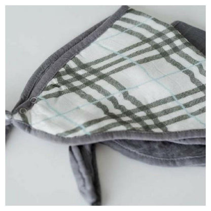 Babetes Pendleton Plaid Bamboo, pacote de 2, Little Unicorn