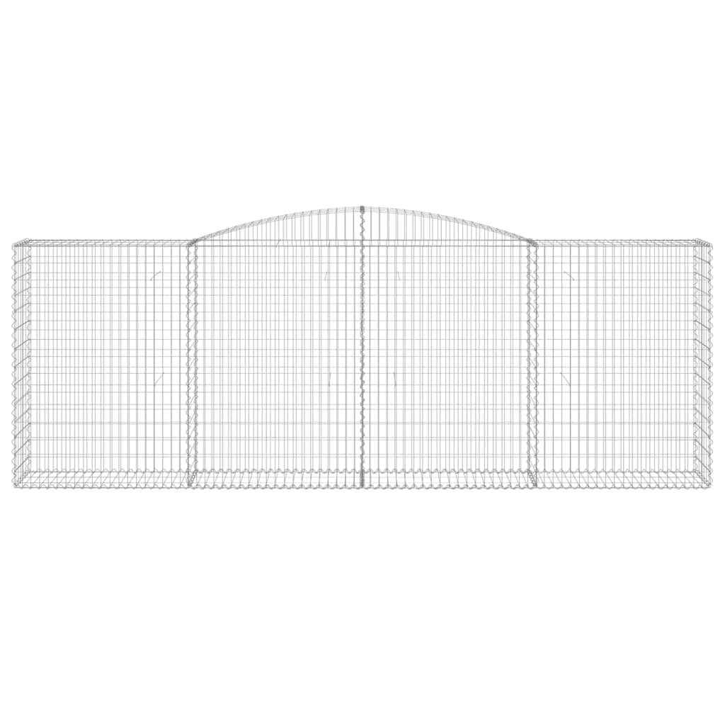 Cestas Gaviones 10 Uds Forma De Arco Hierro 400x50x140/160 Cm_3