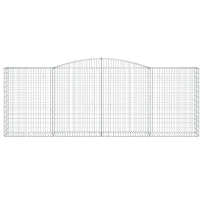 Cestas Gaviones 7 Uds Forma De Arco Hierro 400x50x140/160 Cm_3