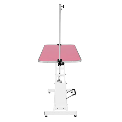 Mesa De Aseo Hidráulica Blanca - Superficie Rosa_3