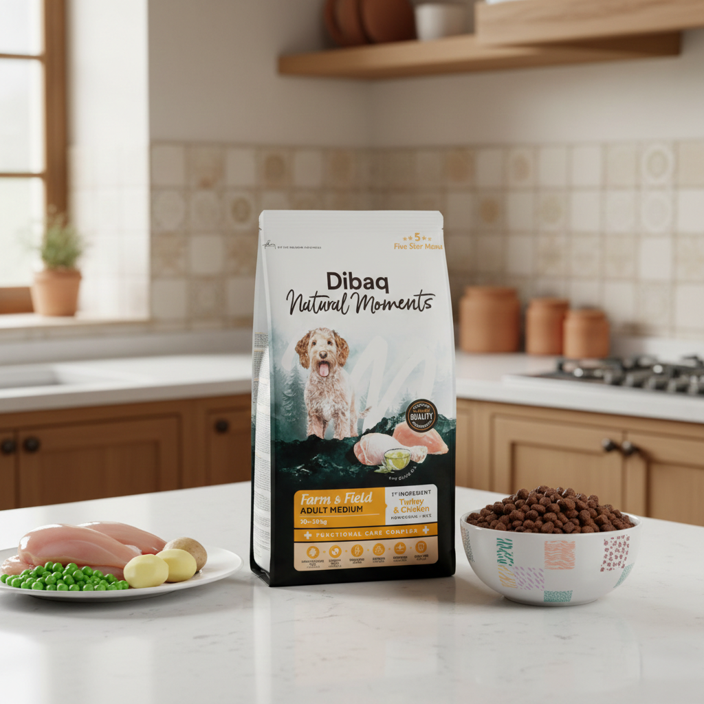 Dibaq Natural Moments 5 Star Pavo Y Pollo Adulto Razas Medianas 12 Kg_2
