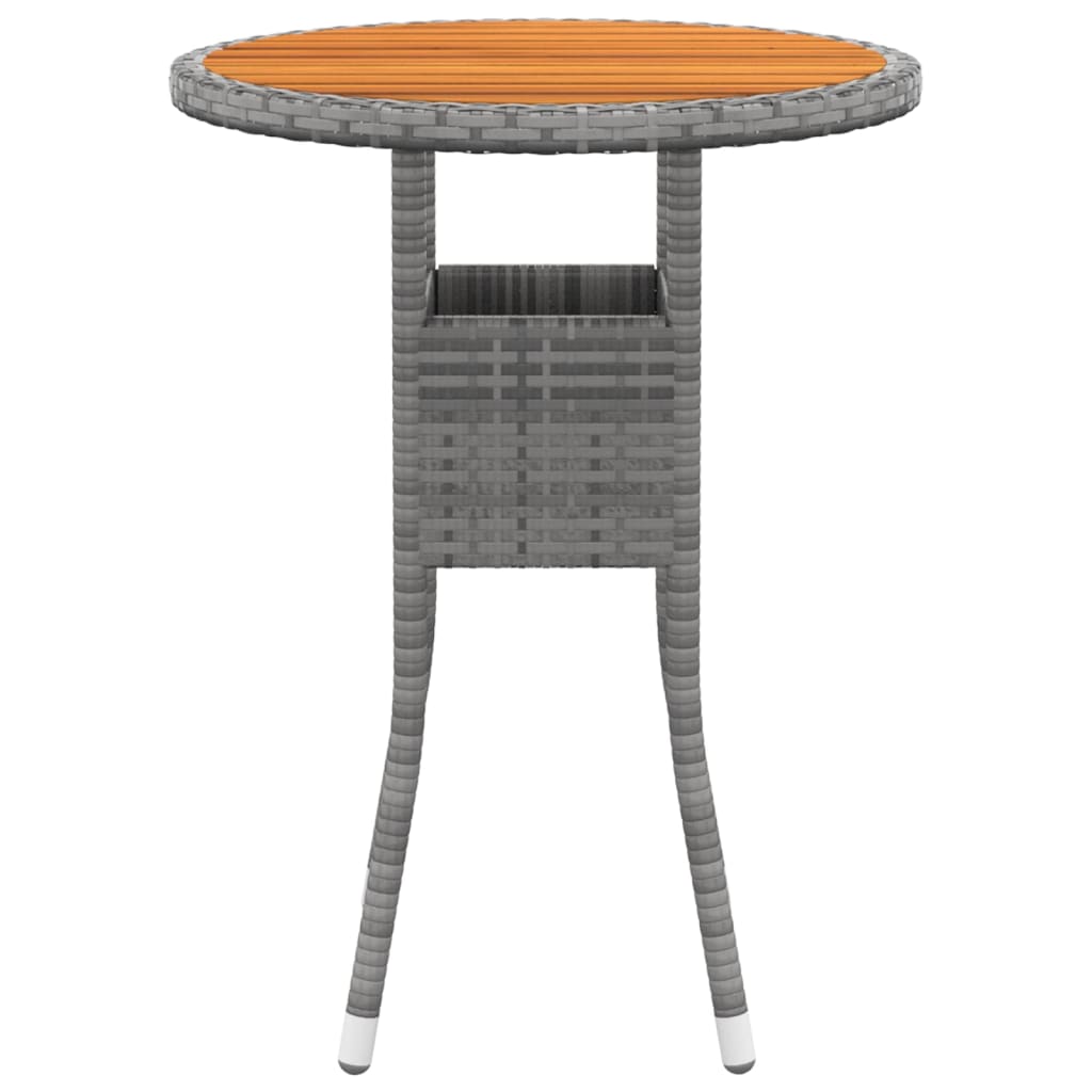 Vidaxl Juego De Muebles De Jardín De 5 Piezas Ratán Sintético Gris_5