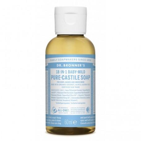 Sabonete Líquido Neutro para Bebé Dr. Bronners 60 ml