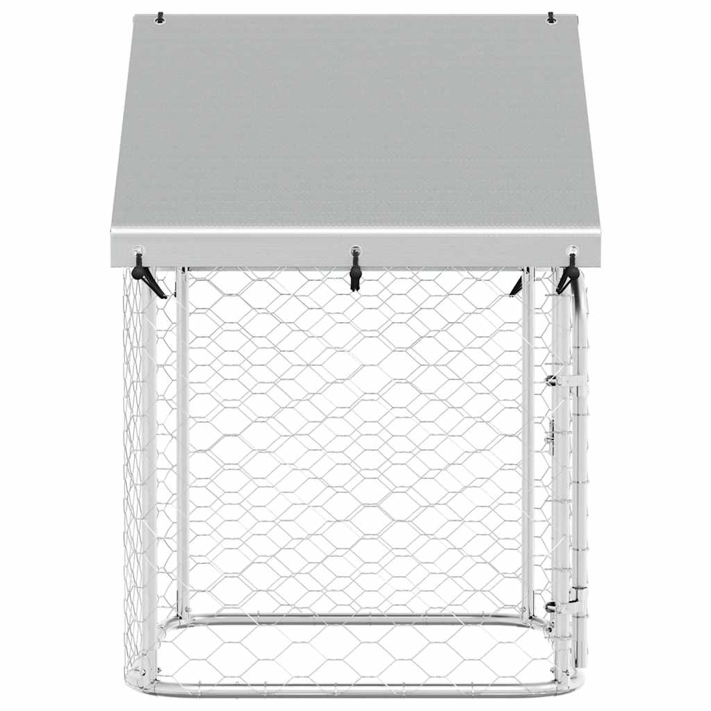 Perrera De Exterior Con Tejado 100x100x150 Cm_5