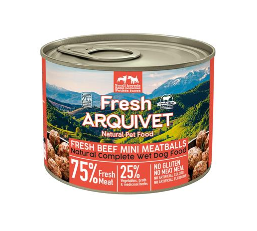 MINI Almôndegas de Carne Frescas Arquivet 200 g Mini almôndegas de carne de vaca, batata-doce e cenoura
