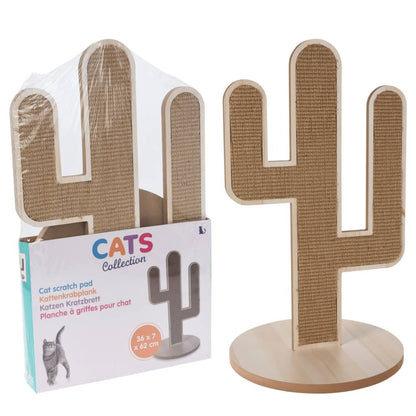 Pets Collection Rascador Para Gatos Cactus Natural 35x34,5x62 Cm_1