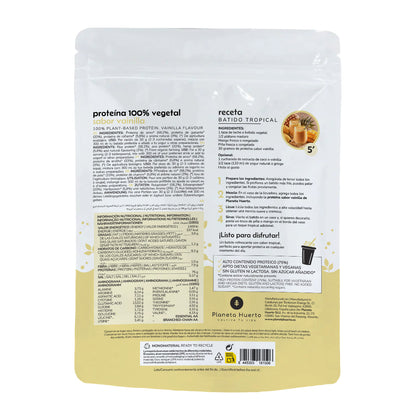 Proteína Vegetal Eco 75% Baunilha Planeta Huerto 1Kg