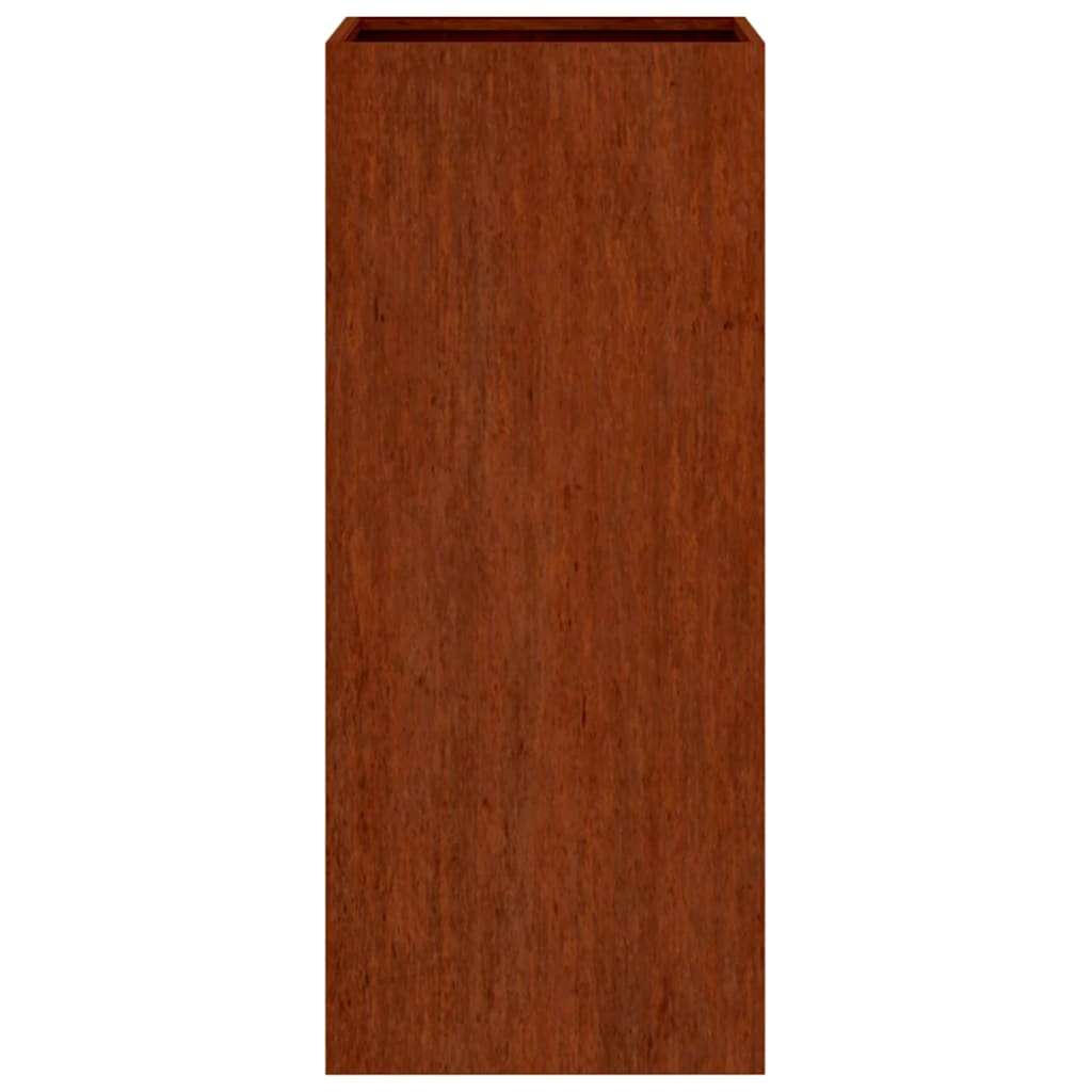 Jardinera De Acero Corten 32x29x75 Cm_4