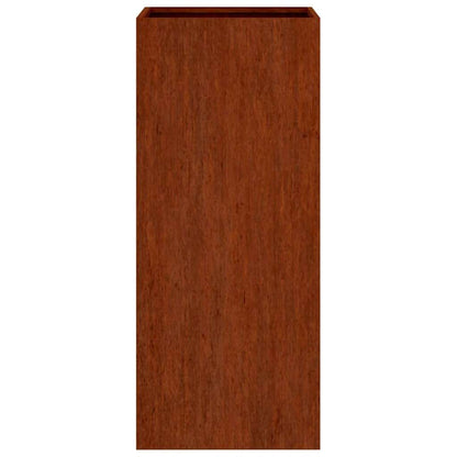 Jardinera De Acero Corten 32x29x75 Cm_4