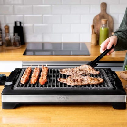 Cecotec Plancha Eléctrica Plancha De Cocina Tasty&grill 2000 Inox Linestone_2