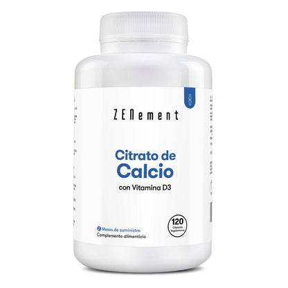 Citrato de Cálcio, com Vitamina D3 Zenement, 120 comprimidos