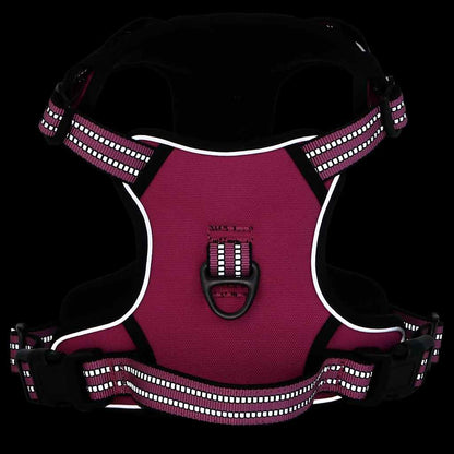 Arnés Para Perros Con Correa Y Collar Ajustable Rosa L_4