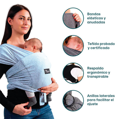 Fular Portabebés Koala Cuddle Band Azul Claro_3