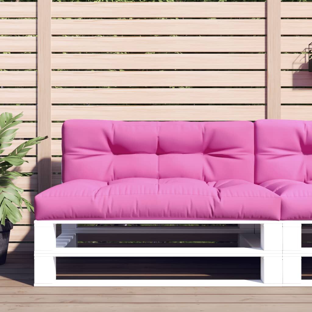 Vidaxl Cojines Para Sofá De Palets 2 Piezas Tela Rosa_1