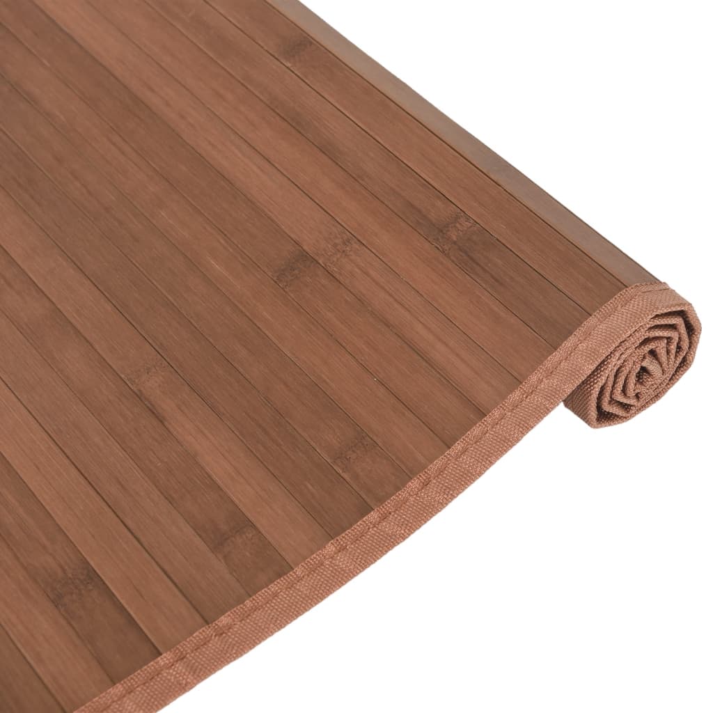 Alfombra Rectangular Bambú Marrón 80x300 Cm / Vetonek_2