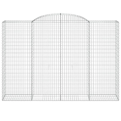 Cestas De Gaviones 5 Uds Forma De Arco Hierro 300x50x200/220 Cm_3