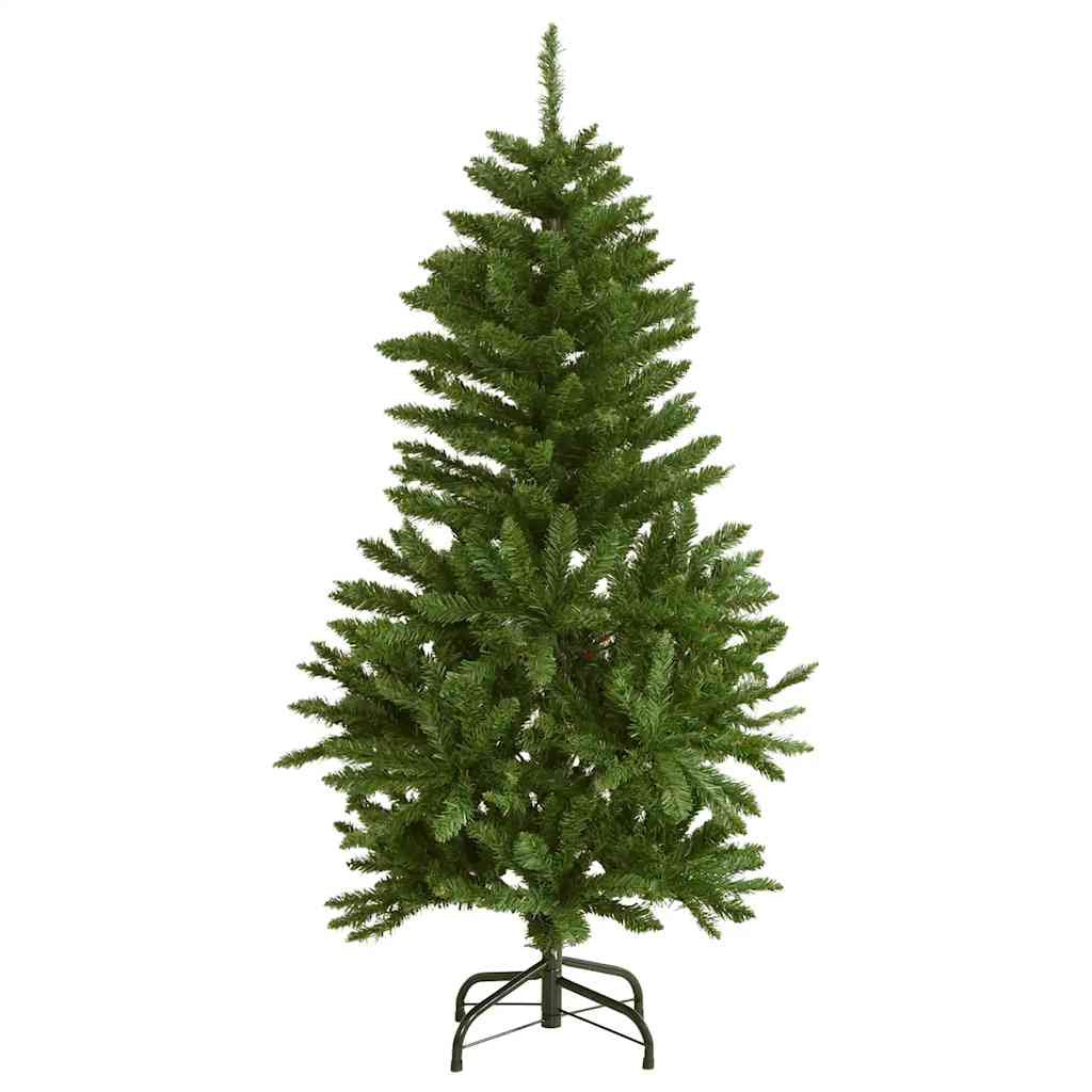 Vidaxl Árbol De Navidad Artificial Con Bisagras 150 Led Y Bolas 150 Cm_4