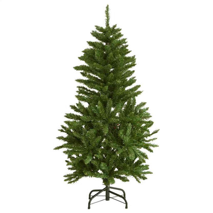 Vidaxl Árbol De Navidad Artificial Con Bisagras 150 Led Y Bolas 150 Cm_4