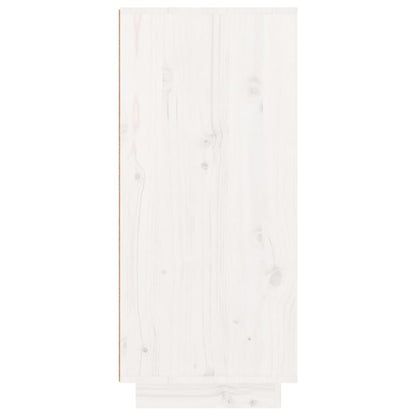 Armario Zapatero De Madera Maciza De Pino 60x35x80 Cm / Vetonek_0