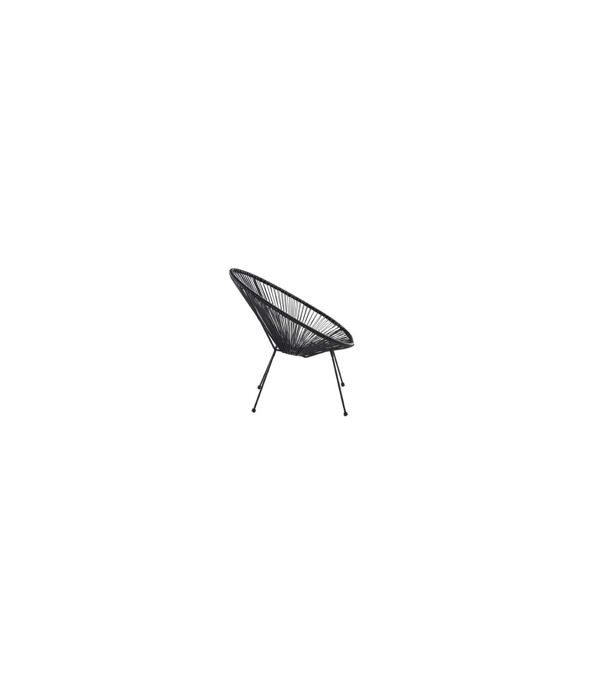 Pack De 2 Sillones Acapulco Acabado Negro, 85cm(alto) 80cm(ancho) 71cm(fondo)_3