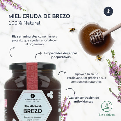 Planeta Huerto Mel de urze cru 500 gr