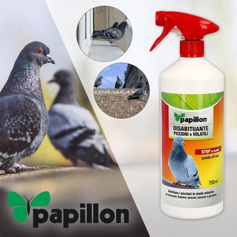 Repelente Palomas Y Pajaros (750 Ml.) Repelente / Ahuyentador Aves, Repelente Pajaros, Ahuyentador Aves Ventanas, Tejados, Etc.