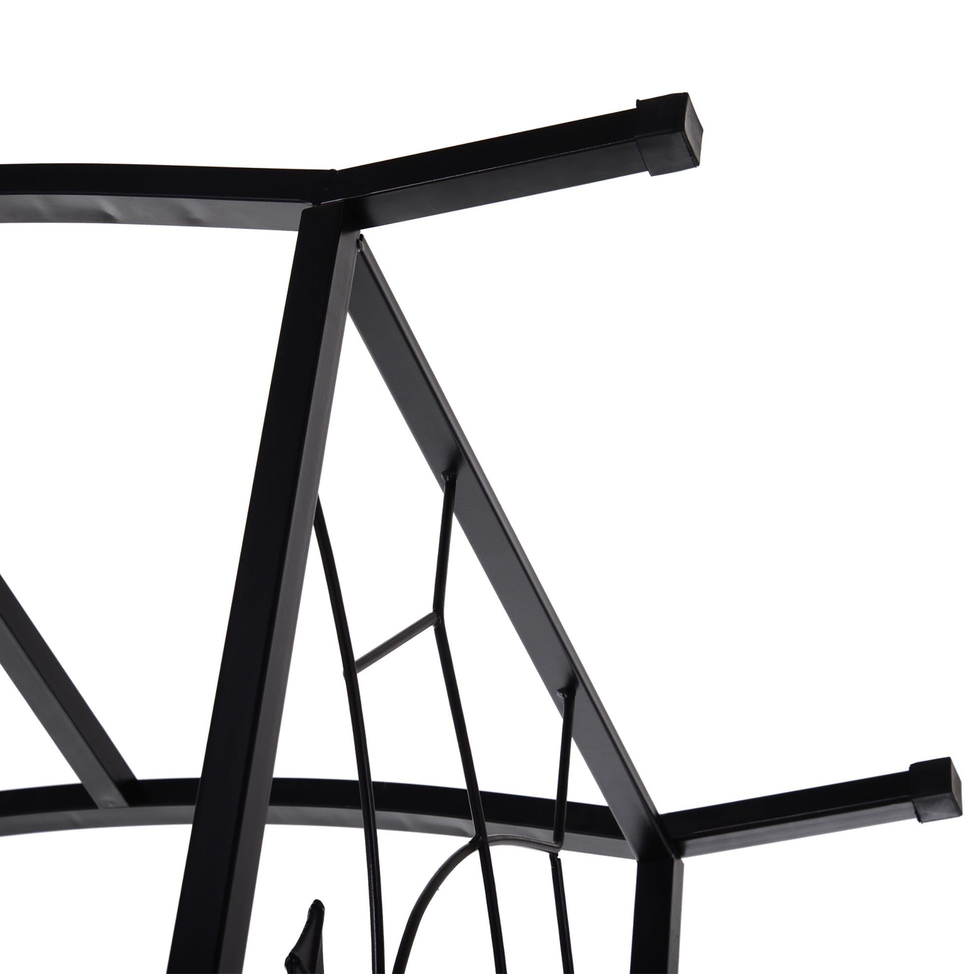 Outsunny Arco De Jardín Con Puerta Enrejado De Metal 131x49x212cm Con Cerradura_4