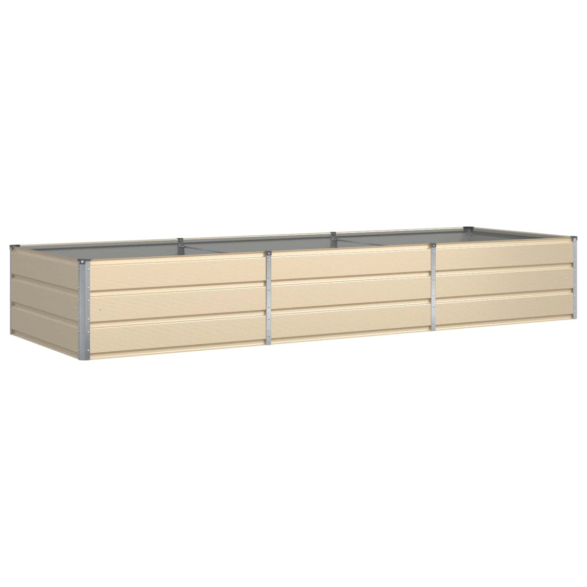 Jardinera Marfil 290 X 100 X 45 Cm Acero Galvanizado_0