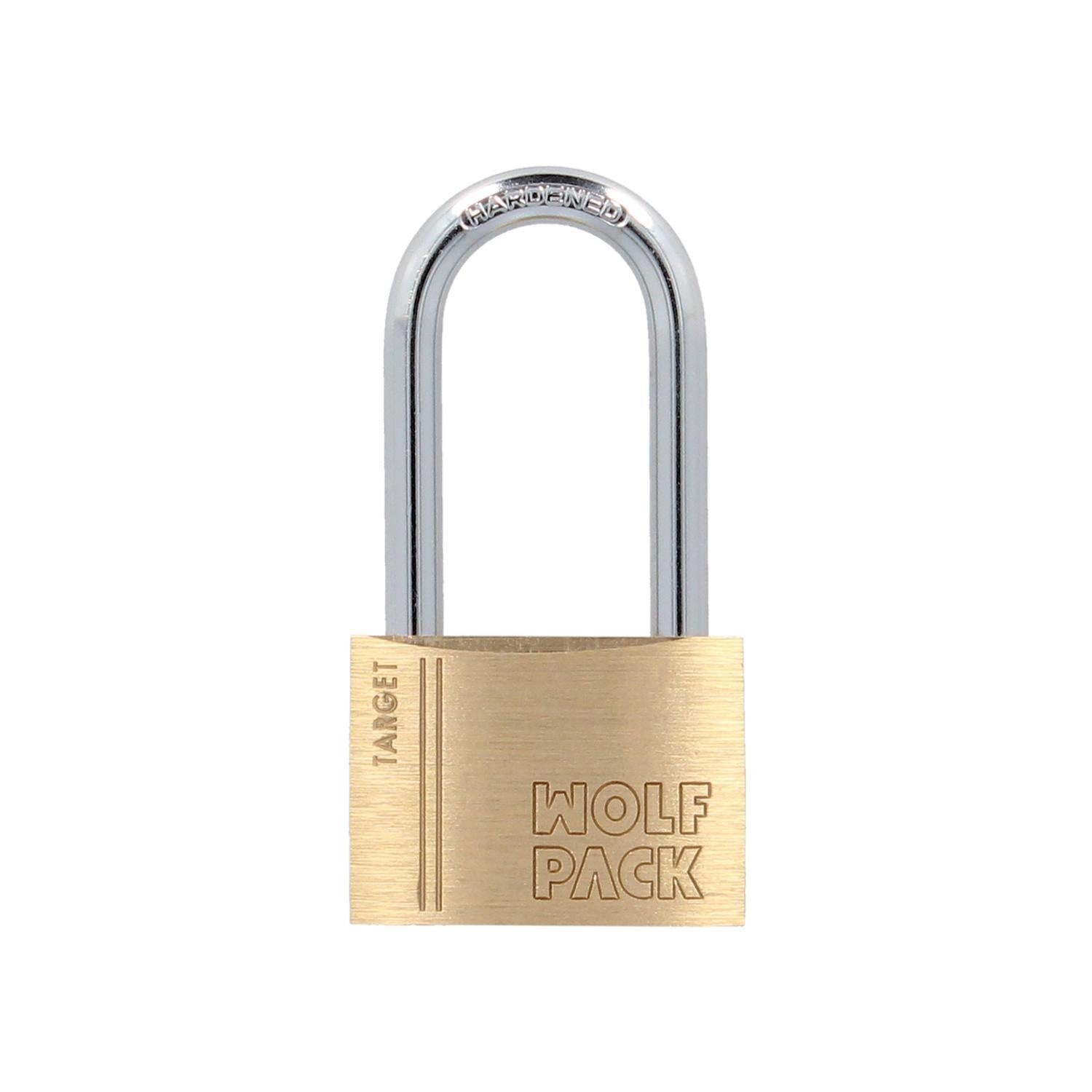 Candado Laton Arco Largo 40 Mm. Arco Endurecido. Candado Maletas, Candado Taquillas, Candado Puertas