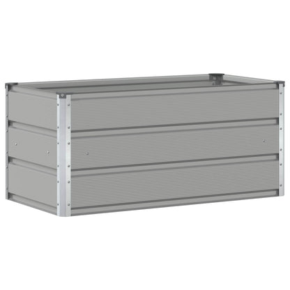 Jardinera Gris Claro 100 X 50 X 45 Cm Acero Galvanizado_0