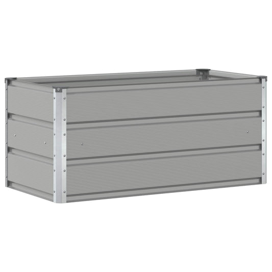 Jardinera Gris Claro 100 X 50 X 45 Cm Acero Galvanizado_0