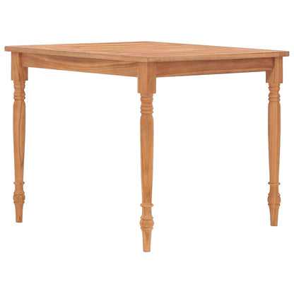 Mesa Batavia De Madera Maciza De Teca 85x85x75 Cm_1