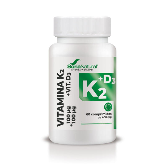 Vitamina D3+K2 de libertação sustentada, 60 comprimidos