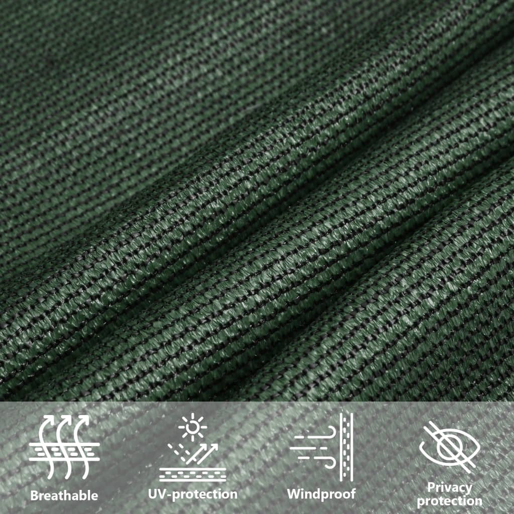 Vidaxl Toldo De Vela Verde Oscuro Hdpe 160 G/m² 5x5x5 M_3