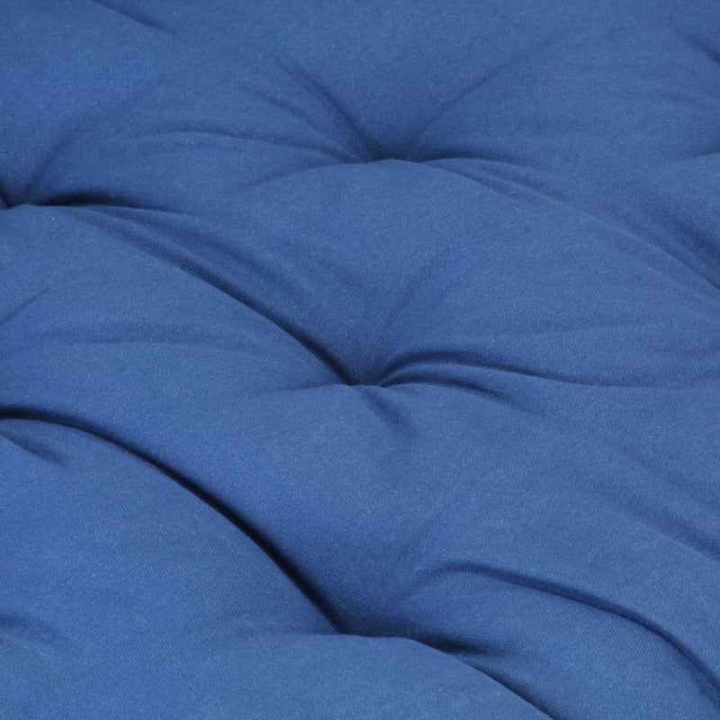 Vidaxl Cojín Para Palés Algodón Azul Claro 120x80x10 Cm_5