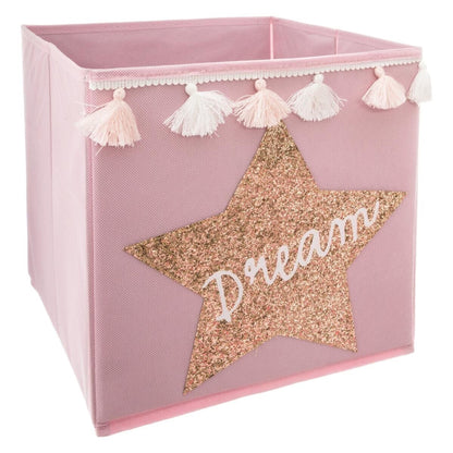 Caja De Almacenamiento Seq + Pompones dream_0