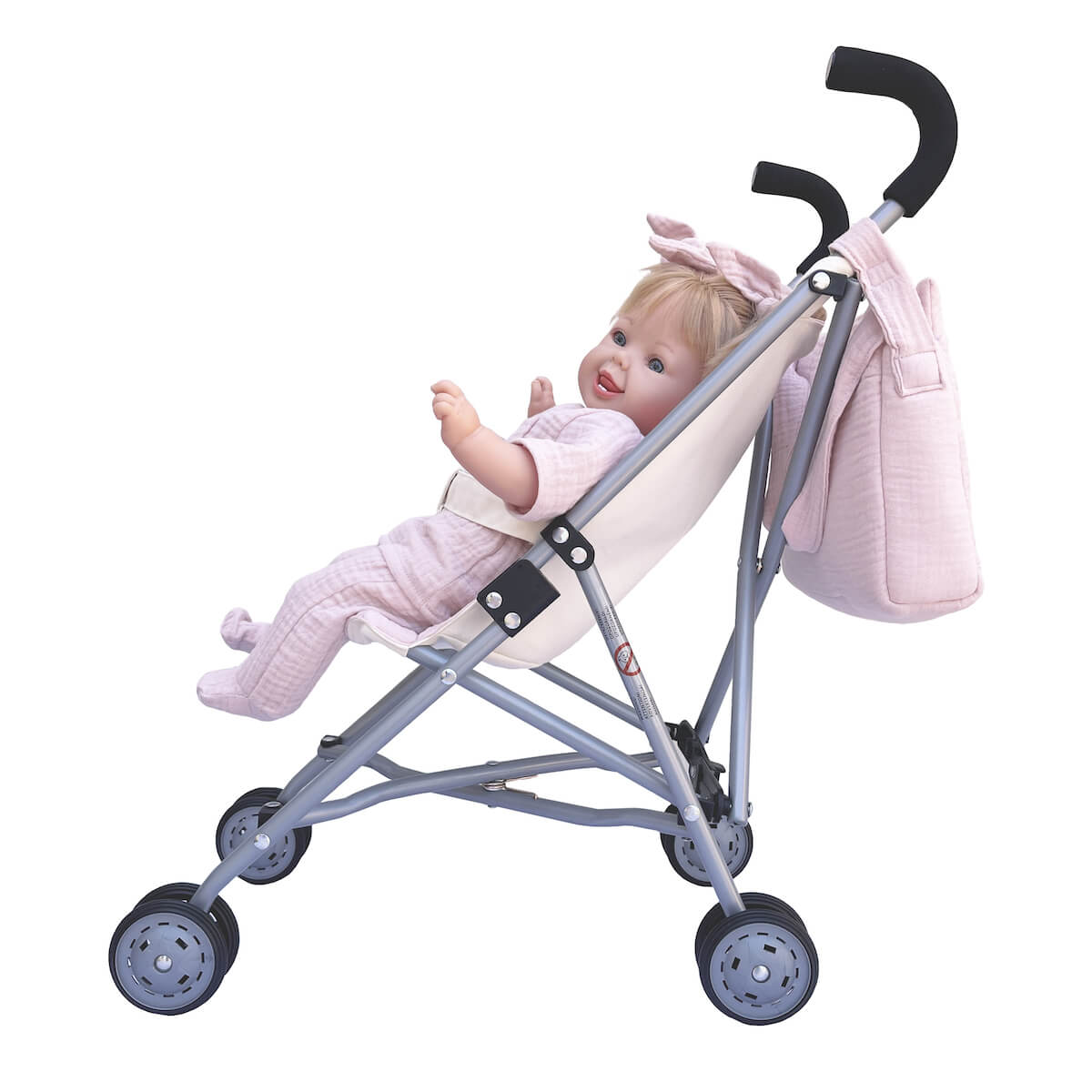 Carrito Muñeca Bobble Rosa_2