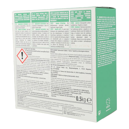Embalagem com 2 pastilhas Classic Ecover para máquina de lavar loiça, 25 pastilhas de 20g