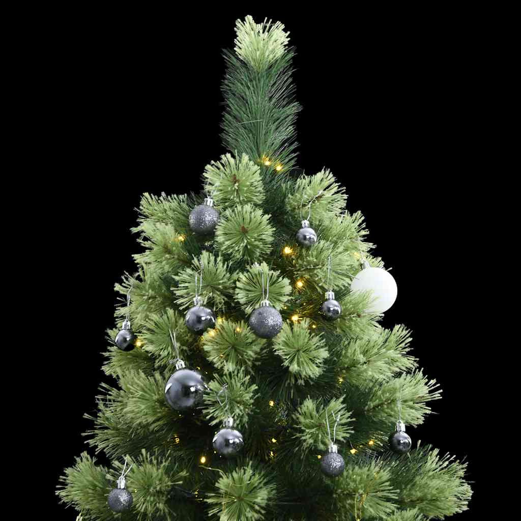 Vidaxl Árbol De Navidad Artificial Con Bisagras 150 Led Y Bolas 150 Cm_1