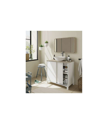 Mueble De Lavabo Sella 80cm (ancho) X 81 Cm (alto) X 51 Cm ( Fondo)_2